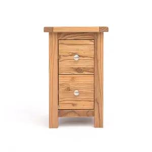 Gerry 2 Drawer Bedside Table Natural