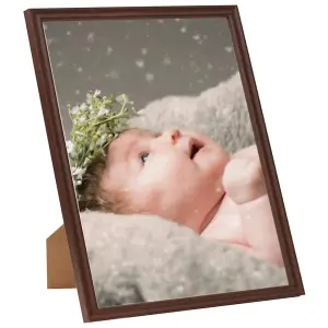 Berkfield Photo Frames Collage 5 pcs for Wall or Table Dark Red 13x18 cm