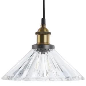 Glass Pendant Lamp Transparent COLORADO