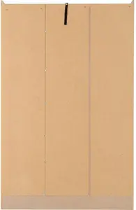 Cascio 3 Door Wardrobe Zipcode Design Finish: Grey Gloss/Light Oak Effect Veneer