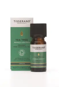 Tisserand Aromatherapy - Tee Tree - Organic Essential Oil ,Massage Oil, Aromatherapy Oil - 100% Pure Essential Oil - 9ml