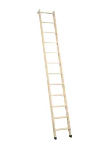 Mezzanine timber ladder 12 tread