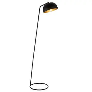 Luminosa Brair New Task Floor Lamp Matt Black