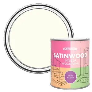 Rust-Oleum Porcelain Satinwood Interior Paint 750ml