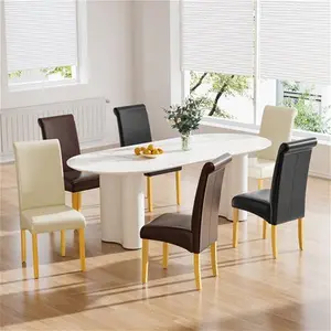 Astin Upholstered Dining Chair (Set Of 6) Three Posts Upholstery Colour: Black