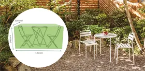 Home Garden Outdoor Water Resistant Green Bistro Patio Table Furniture Set Cover