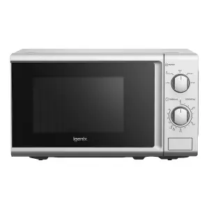 Igenix IGM0820S Solo Microwave, 35 Minute Timer, 800W, Silver