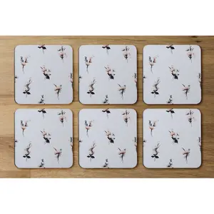 Square 6 Piece Coaster Set (Set of 6)