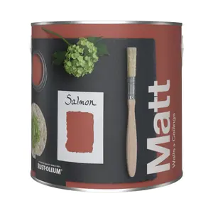 Rust-Oleum Washable Matt Wall Paint - Salmon 2.5L