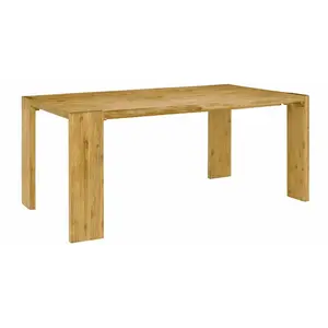 Rillie Acacia Solid Wood Dining Table Acacia / H75 x L160 x W90cm