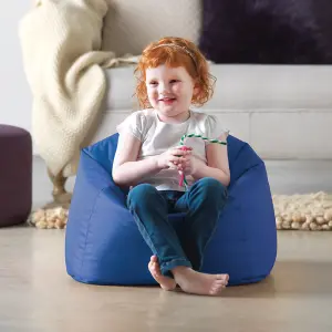 Veeva Kids Toddler Bean Bag Chair Blue Childrens Bean Bags