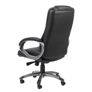 Genuine Leather Executive Chair Black