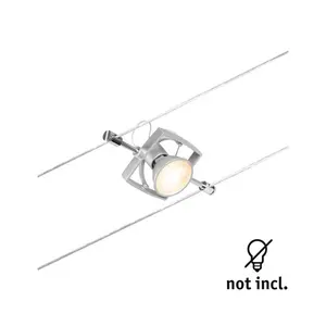 Corduo Track Head Matt Chrome / 5.5cm H x 7.5cm H x 7.5cm D