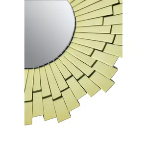 Interiors by Premier Glitzy Small Circular Wall Mirror