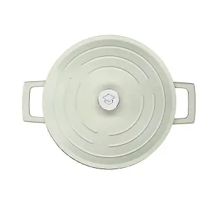 MasterClass Cast Aluminium 24cm Casserole Dish, Mint