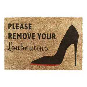 Please Remove Your Louboutins Doormat (90 x 60cm)