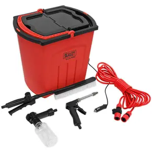 25L Pressure Washer - Lightweight & Portable - 8m Hose - Total Stop System