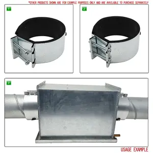 Fast Clamp Ducting Connector - 200mm