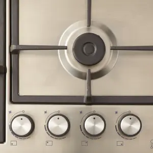 Cooke & Lewis CLGASUIT4 58cm Gas Hob - Inox