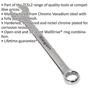 Durable 24mm Chrome Vanadium Combination Spanner - Premium Quality Tool