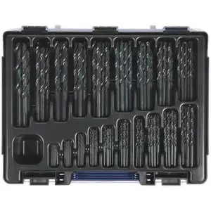 Comprehensive 170 Piece HSS Drill Bit Set - 1mm to 10mm - DIN 338 Quality Assured