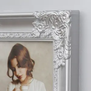 Maison by Premier Vintage Style Silver 4 Photo Frame