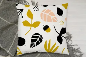 leaves, acorns and branches (Cushion) / 60cm x 60cm