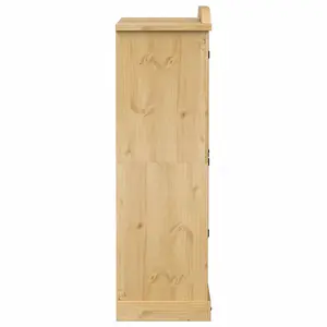 Wardrobe Corona 151.5x52x170 cm Solid Wood Pine