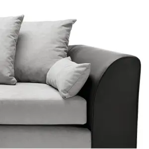 Dylan Corner Sofa Left Facing in Light Grey