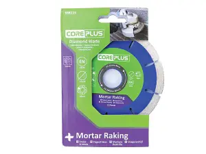 CorePlus MR115 Mortar Raking Diamond Blade 115mm