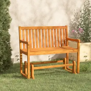 Berkfield Garden Swing Bench 110 cm Solid Acacia Wood