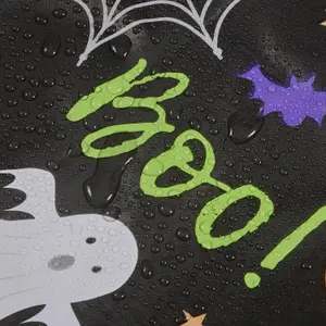 Celebright Halloween Celebration Pack of 2 PVC Tablecloth - Spooky Night Delight & Pumpkin Party - 52x90in