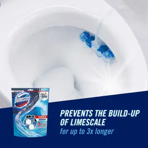 Domestos Power 5 Ocean ToiletRimBlocks for LongLasting Protection 55g, 3Pk