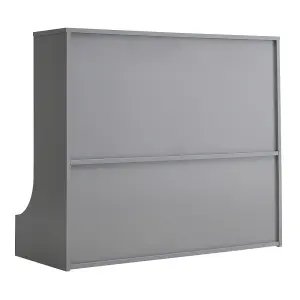 Grey 2 Tier Kids Toy Storage Boxes Open Style Child Toy Organizer Cabinet