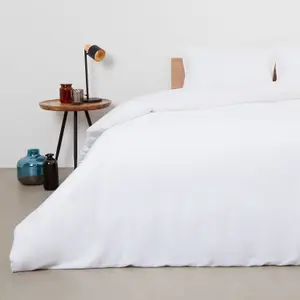 Bamboo & French Linen Complete Bedding Set Coconut White