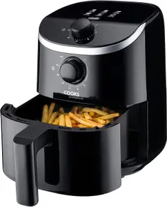 Cooks Professional Air Fryer 2L Single Drawer Compact Manual Timer Healthy Cooking Oil Free