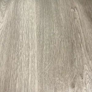 Beige Modern Wood Effect Anti-Slip Vinyl Flooring for Home, Shops, Offices, 3.8mm Thick Vinyl Sheet-2m(6'6") X 2m(6'6")-4m²