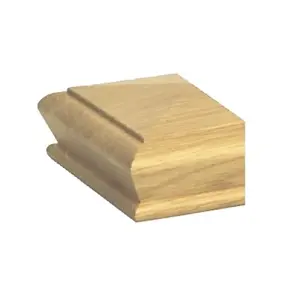 Solid Oak Pyramid Cap Pack Suits 90mm Newel Post (L)115mm (W)115mm UK Manufactured Traditional Products Ltd