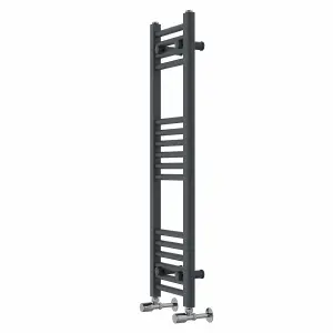 Rinse Straight Bathroom Heated Towel Rail Ladder Radiator Anthracite 1000x300mm