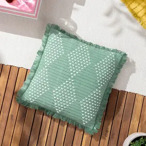 furn. Kadie Geometric Polyester Filled Outdoor Cushion