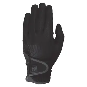 Hy5 Unisex Cottenham Elite Riding Gloves Black (L)