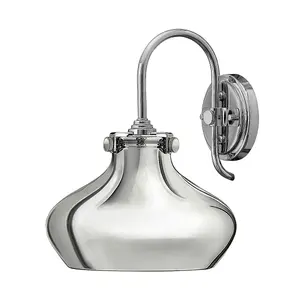 Elstead Hinkley Congress Dome Wall Light 1x E27 Chrome