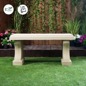 White Sandstone Garden Bench Seat