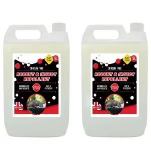 1x Ready To Use 5L Rodent & Insect Repellent For Home, Garden, Office & Garage