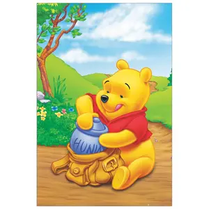 Winnie The Pooh - Single Picture Frame Print on MDF