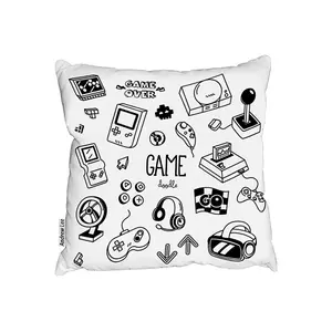 Cushions - Game doodles (Cushion) / 45cm x 45cm