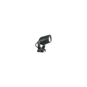 Luminosa Minitommy 1 Light Outdoor Spike Spotlight Black IP66, GU10