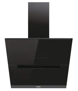 Haier Series 6 HADG6DS46BWIFI Tempered glass Chimney Cooker hood (W)60cm - Matt black