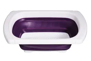 Interiors by Premier Zing Purple Over Sink Colander