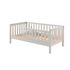 Cot Bed / Toddler (70 x 140cm) Bed Frame White